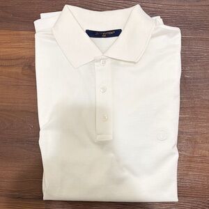Louis Vuitton Men's Ivory Polo Shirt